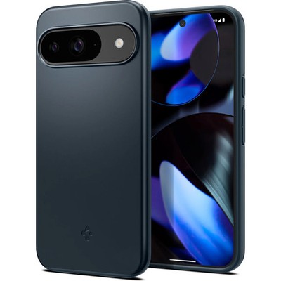 Handyhülle für Google Pixel 9 / 9 Pro Spigen Case Cover Futeral Etui Dunkelblau