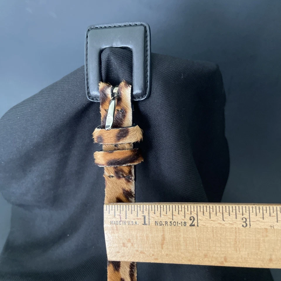 Ralph Lauren Leopard Animal Print Genuine Leather Women Small Belt Luxury Italy - Image 2 of 4