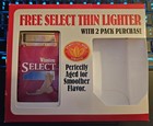 VINTAGE WINSTON SELECT PROMOTIONAL "SIDE-PACK" LIGHTER Still in Large Package — photo 1