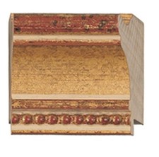 Picture Frame Moulding Wood 18Ft Bundle - Traditional Gold Finish - 2" Width -