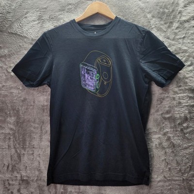 Apple Watch Blueprint Shirt XS Black Employee Exclusive Tech Graphic Tee