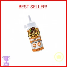 Gorilla Clear Glue, 3.75 Ounce Bottle (Pack of 1) - Crystal Clear, All Purpose, 
