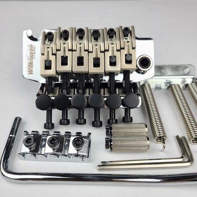 Wilkinson WODL1 Double-locked Tremolo System Bridge 42mm R2 Nut Black / Silver