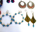 Boho Costume Jewelry Lot  Southwest Inspired Turquoise Color Earth Tones Beads + — photo 5