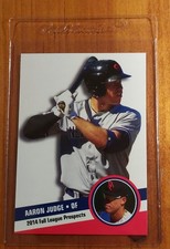2014 AARON JUDGE FALL LEAGUE ROOKIE PROSPECT BASEBALL CARD - NEW YORK YANKEES
