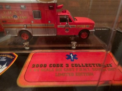 Code 3 - FDNY Scuba Team - #12000 - NIB