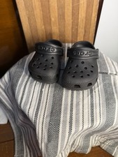 Unisex Crocs- Classic Clog-Black -Size 4C- TODDLER-Shoes