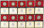 1973 US Mint 'America's First Medals' Set of 10 Medals with Stand — photo 1