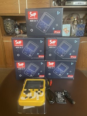 SUP Plus Game Box 400 In 1 Handheld Portable Arcade Black New Ships Next Day!