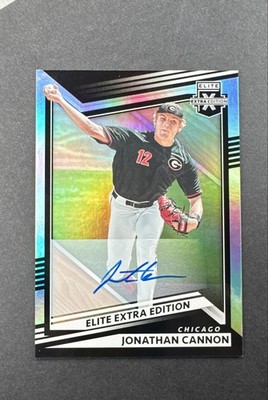 2022 Panini Elite Extra Edition - Jonathan Cannon #81 Signatures (AU, RC)