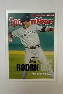 2005 Topps Updates & Highlights - Sporting News All-Stars Alex Rodriguez #UH150