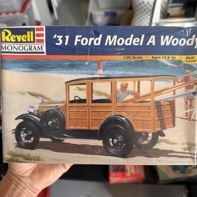 Revell Monogram 31 Ford Model A Woody Truck Model Kit 1:25 Scale #85-7637 Sealed