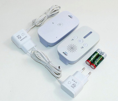Philips AVENT SCD503/26 DECT-Audio-Babyphone 2 neue Akkus Top 330 m Reichweite