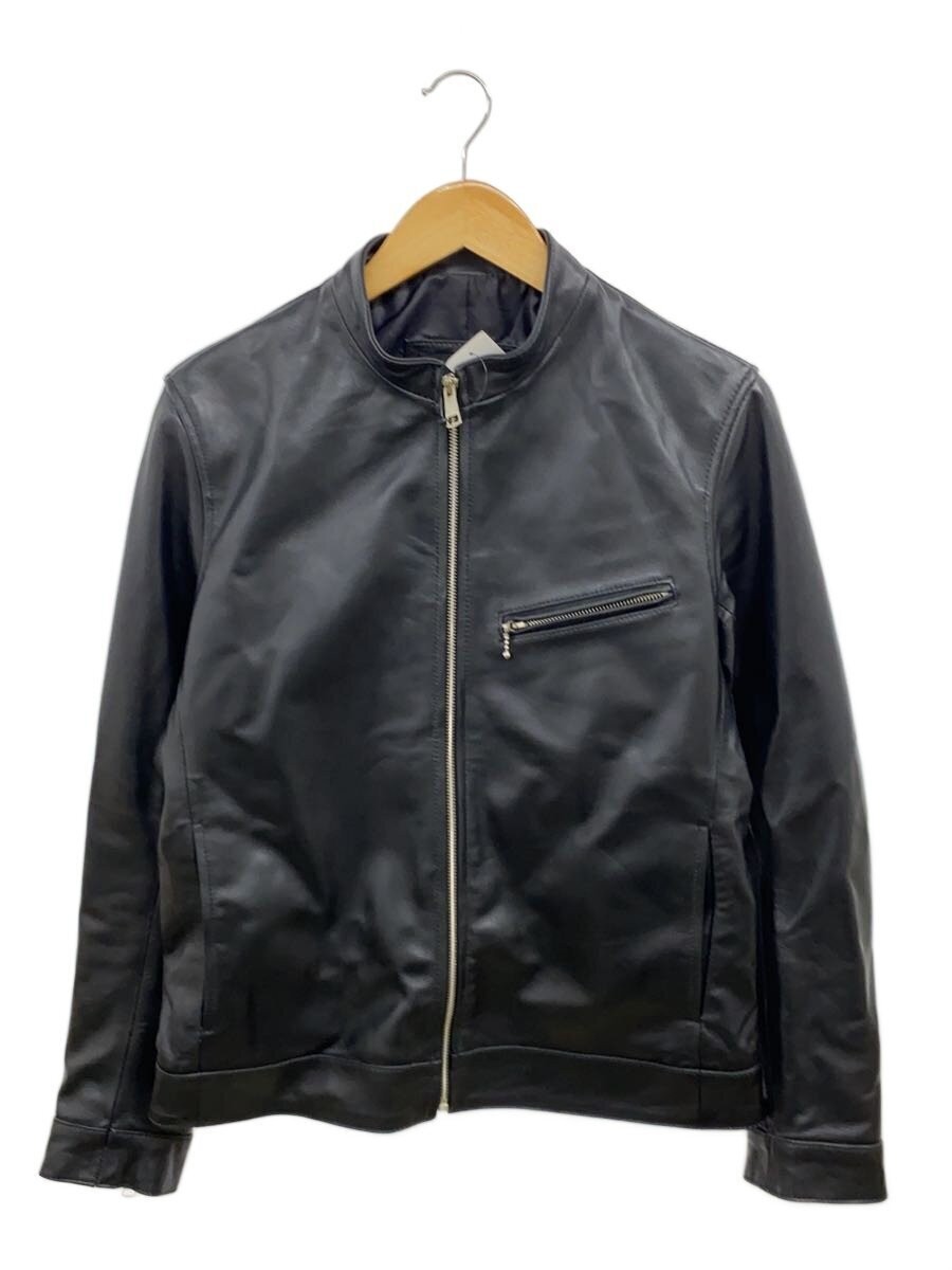 Fortime/Single Rider Jacket/L/Sheep Leather/Blk 3475