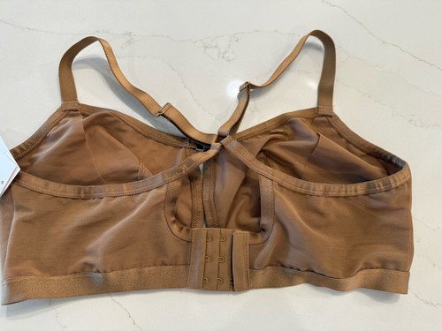 Bralette triángulo marrón íntimo de malla sin forro Auden para mujer talla XXL - Imagen 2 de 7