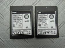 Dell MZ-7LM240B 240GB 2.5 SATA 6Gbps Solid State Drive 024RW7 (Lot of 2)