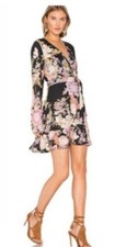  Spell&the gypsy collective floral mini wrap dress Size M