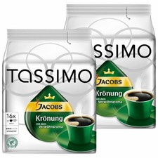 Tassimo Jacobs Krönung, Lot de 2, 2 x 16 T-Discs