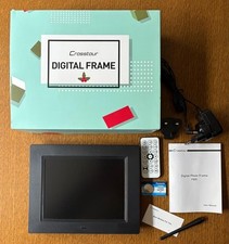 Crosstour Digital Frame Digitaler Bilderrahmen Mit Fernbedienung W. Neu