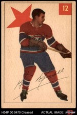 1954 Parkhurst #12 Ken Mosdell Canadiens 3 - VG