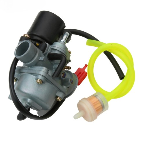Scooter 19mm Carburetor For Peugeot 50 Citystar Django Jet Force 50cc 2Stroke - Picture 7 of 11