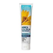 Desert Essence, Arnica And Tea Tree Oil Toothpaste Wintergreen, 6.25 Oz