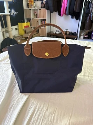 Sac Longchamp « Le Pliage » Taille S Couleur Bleu Marine - Photo 1/4