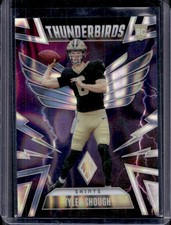 2025 Panini Phoenix Tyler Shough Thunderbirds RC Silver Lava Prizm #/199 Saints