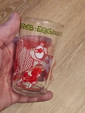 Vintage Mid Century Looney Tunes Foghorn Leghorn Juice Jelly Glass 1974