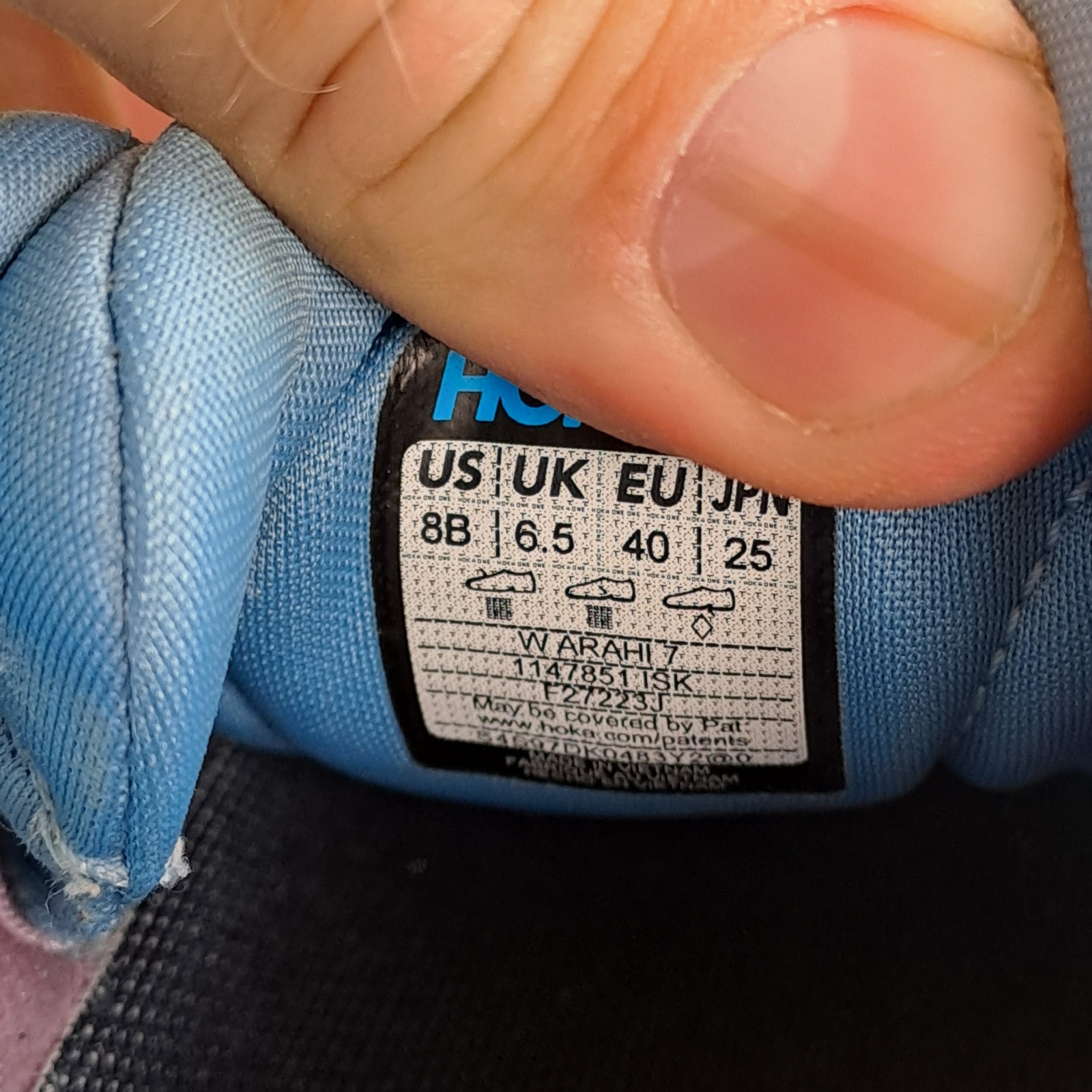 Hoka One One Arahi 7 Running Shoes Womens Size 8B Blue/White Athletic Sneakers thumbnail 15