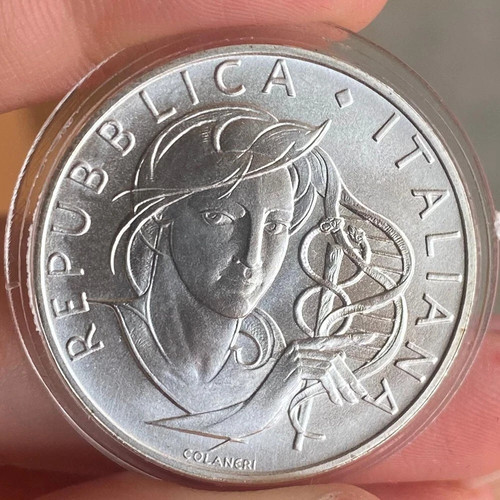 LOTTA CONTRO IL CANCRO 500 LIRE 1989 ARGENTO SILVER FIOR DI CONIO UNC - Foto 2 di 9