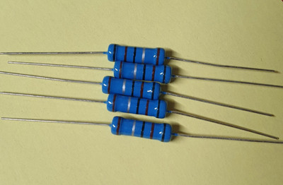 5 Stück Widerstand 2W 1% Toleranz 0,1R-20M Ohm 2 Watt Widerstände Resistor
