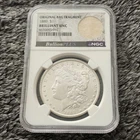 1889 Morgan Silver Dollar NGC Brilliant Uncirc Original Bag Fragment BullionPlus