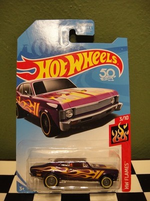 Hot Wheels - 1:64 - 2018 - '68 Chevy Nova - Super Treasure Hunt - HW Flames 3/10