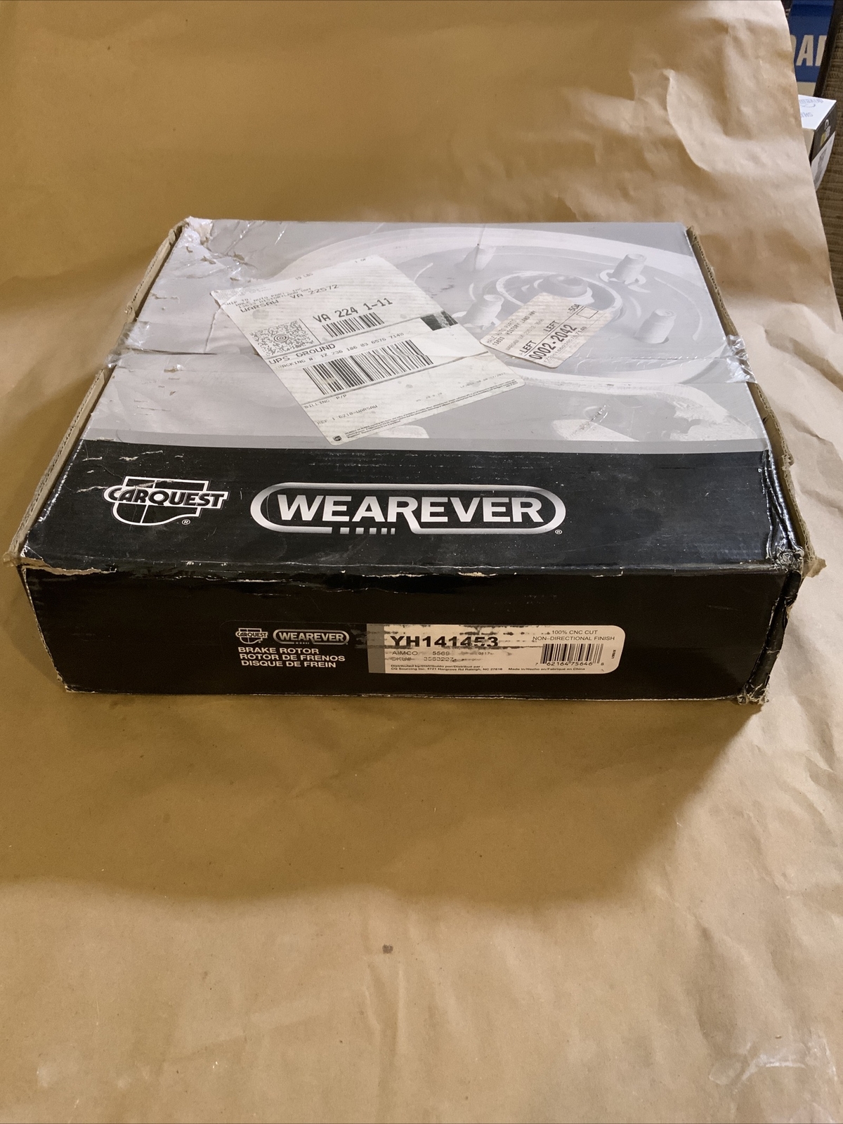 Wearever CarQuest YH141453 141453 5569 Brake Rotor | eBay