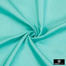 Sea Green Faux Silk Fabric By The Yard, 42 inches width Green Silk Fabric