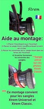 6 Sangle XTREM pour Hoverkart hover Fixation Hover Kart Scratch Attache
