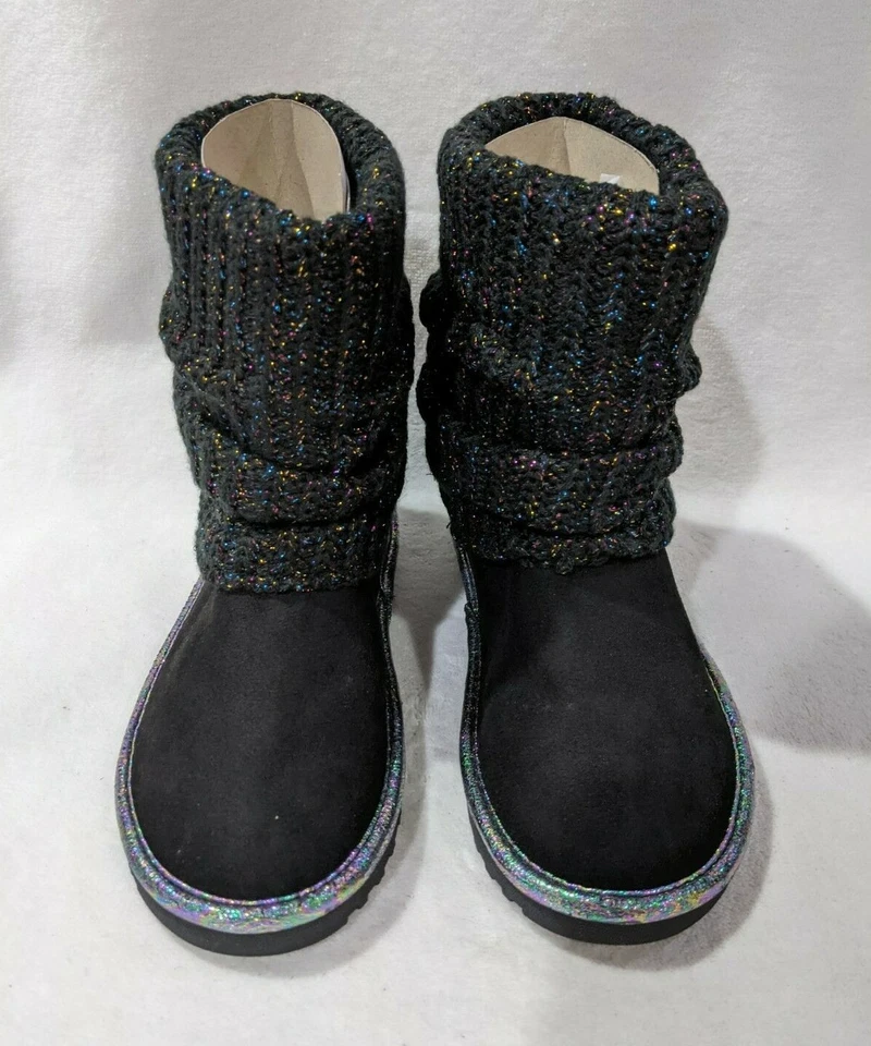SO Mandy Black Girl's Sweater Boots - Assorted Sizes NWB - Image 2 of 4