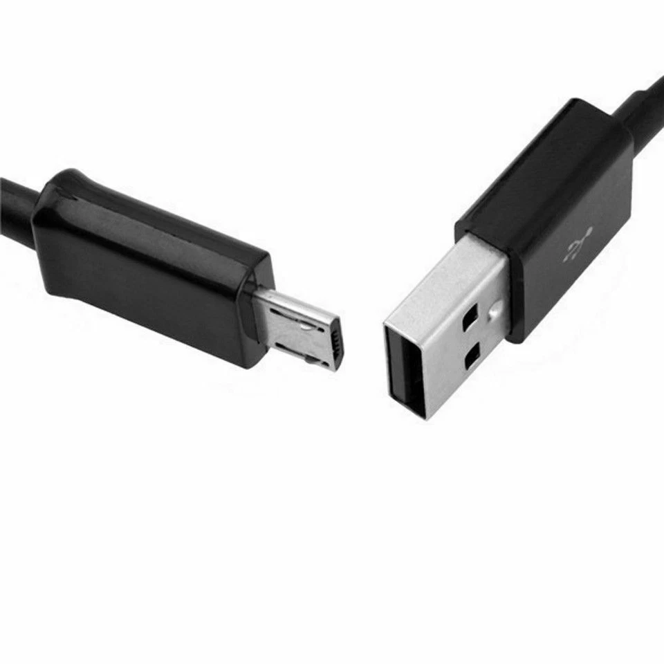 Cable de datos de sincronización de carga micro USB plomo para Samsung Galaxy S3 S4 S5 S6 S7 negro Foto 3 de 3