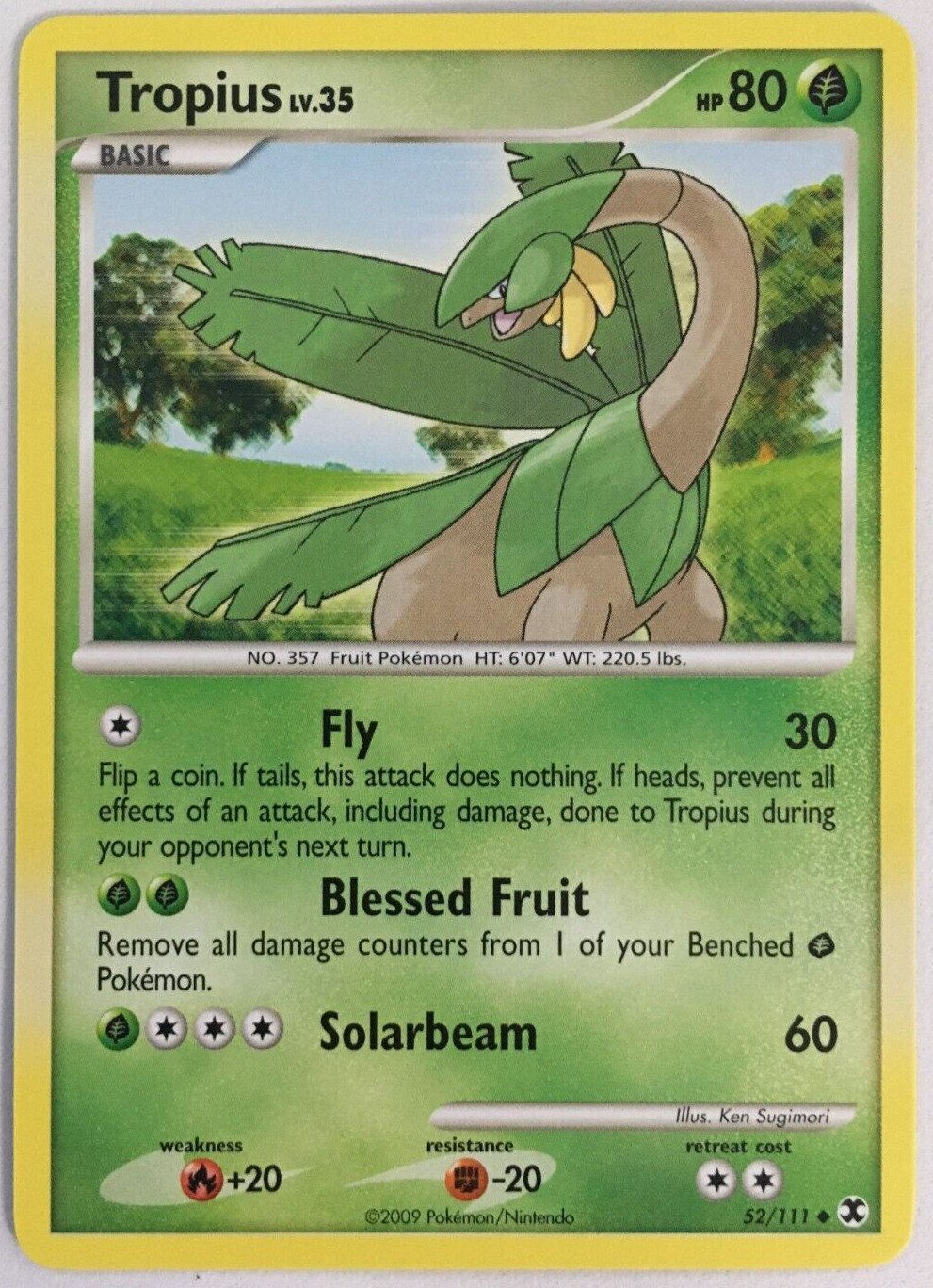 POKEMON TROPIUS LV.35 52/111 RISING RIVALS UNCOMMON NEAR MINT
