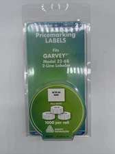 MONARCH PRICE MARKING LABELS 2 LINE WHITE PLAIN 3 ROLLS 925127