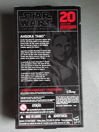 Star Wars Black Series Ashoka Tano 6 Inch #20 Figure Rebels Sealed Red Box New - Picture 7 of 8