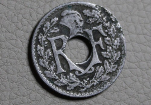* 1925 FRENCH 10 CENTIMES GOOD CONDITION FOR AGE WORLD COIN #KNP50 - Picture 6 of 6