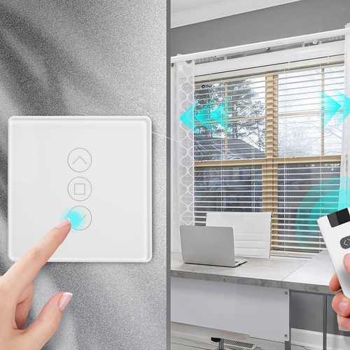 Smart WiFi RF Vorhangschalter mit 3D Glasscheibe und Kompatibilität - Afbeelding 16 van 32