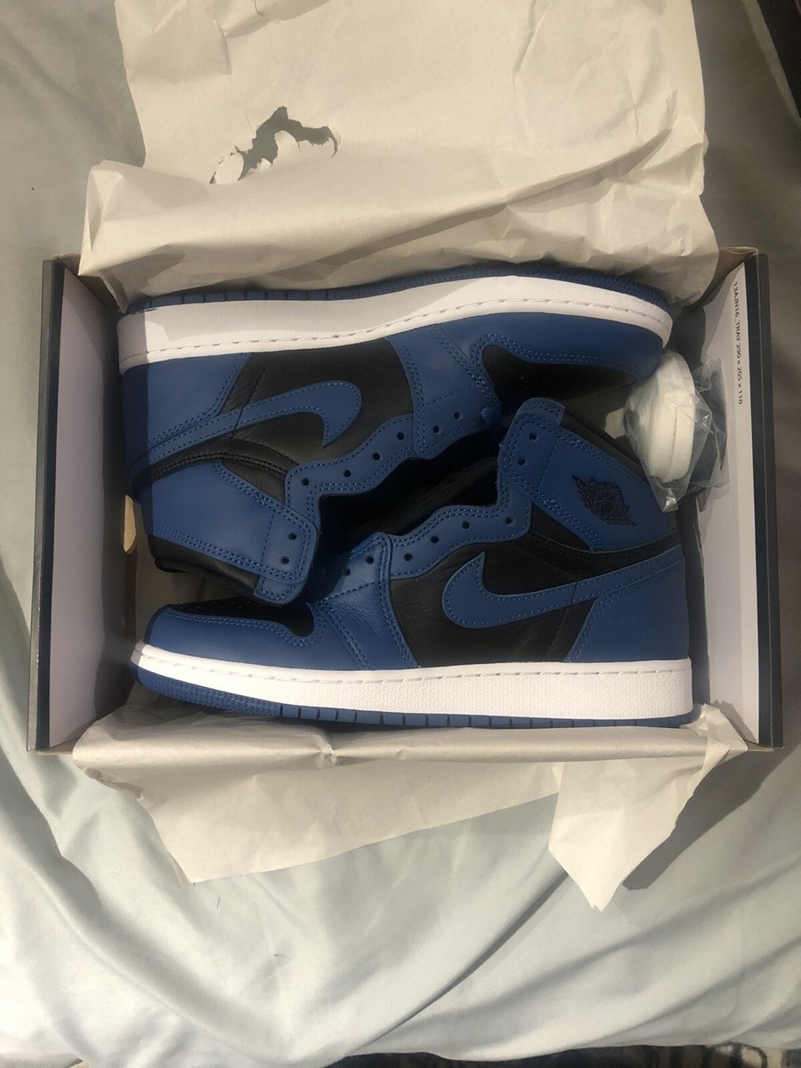 Nike Air Jordan 1 Retro High OG GS Dark Marina Blue Black 575441