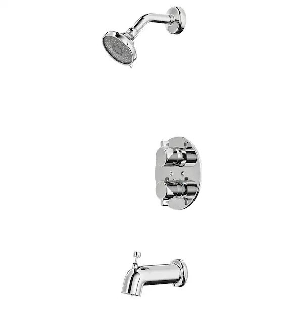 Cabezal de ducha IKEA Voxnan con grifo termostático y bañera baño ducha 003.426.21