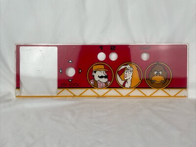 Vintage 80s Aftermarket Donkey Kong Arcade Game Control Panel