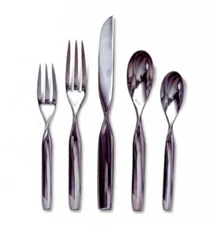 Sasaki Double Helix 18/10 Stainless 5pc. Place Setting by Ward Bennett