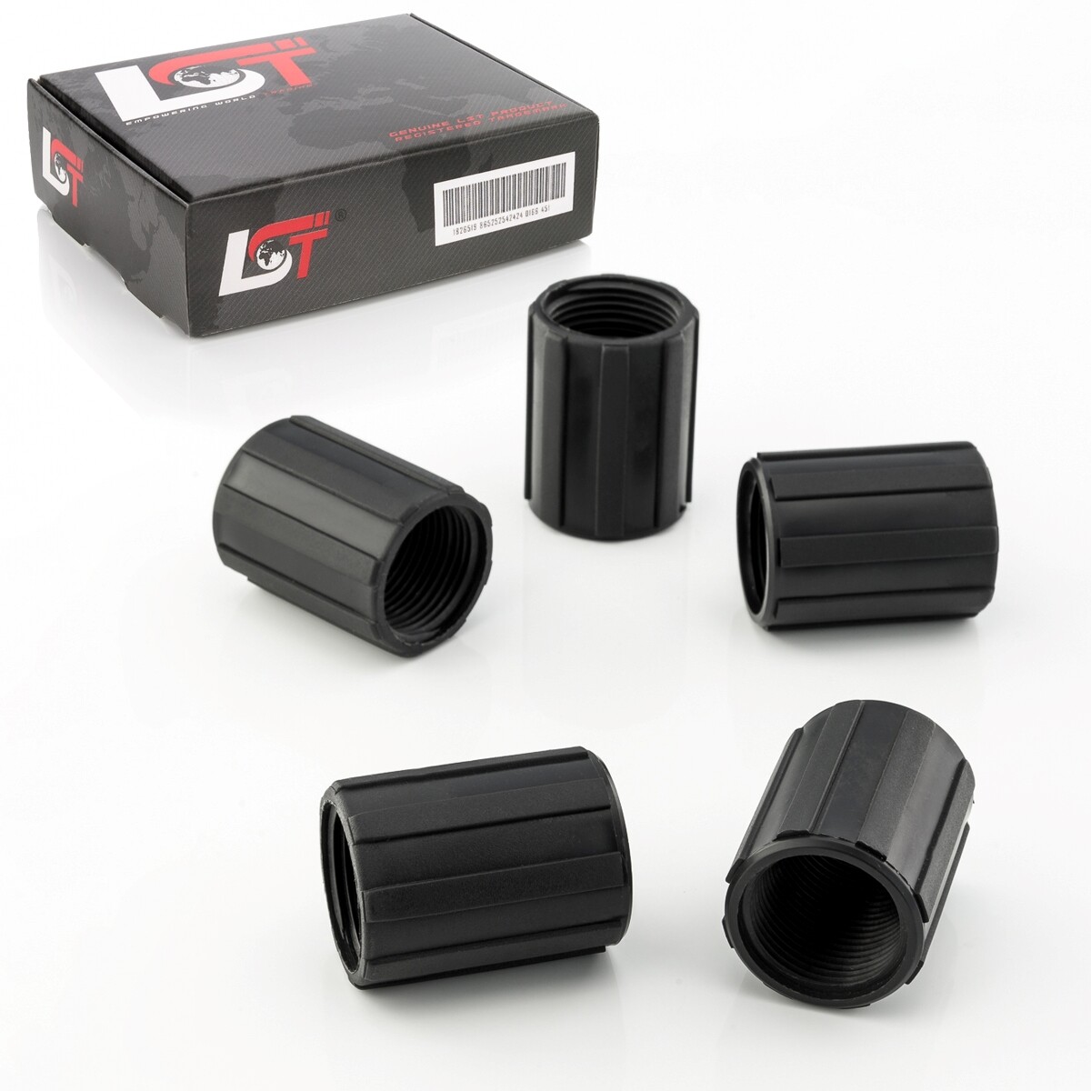 5X Pipe Connector Screw Fitting Connection Piece Screw Coupling PE Pipe 1"" IG