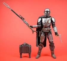 Star Wars Black Series 6" inch #01 The Mandalorian Beskar Armor As Shown LR20